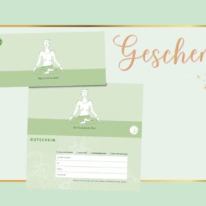 Yoga-Gutschein für Deine Liebsten